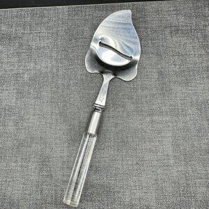 Vintage Cheese Slicer Frontier Forge Stainless Steel Clear Lucite Japan